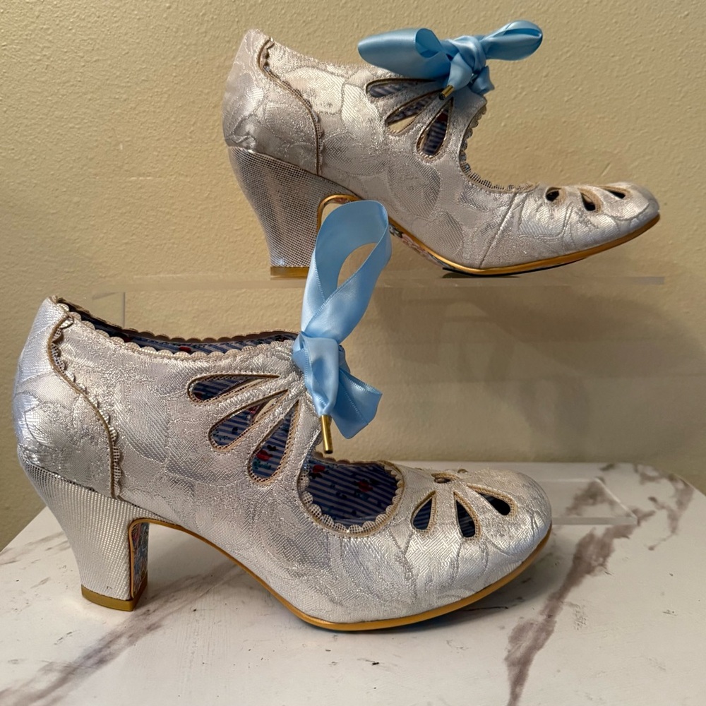 Irregular Choice Sugar Plum Heels, Size 39 (8 US,) NIB